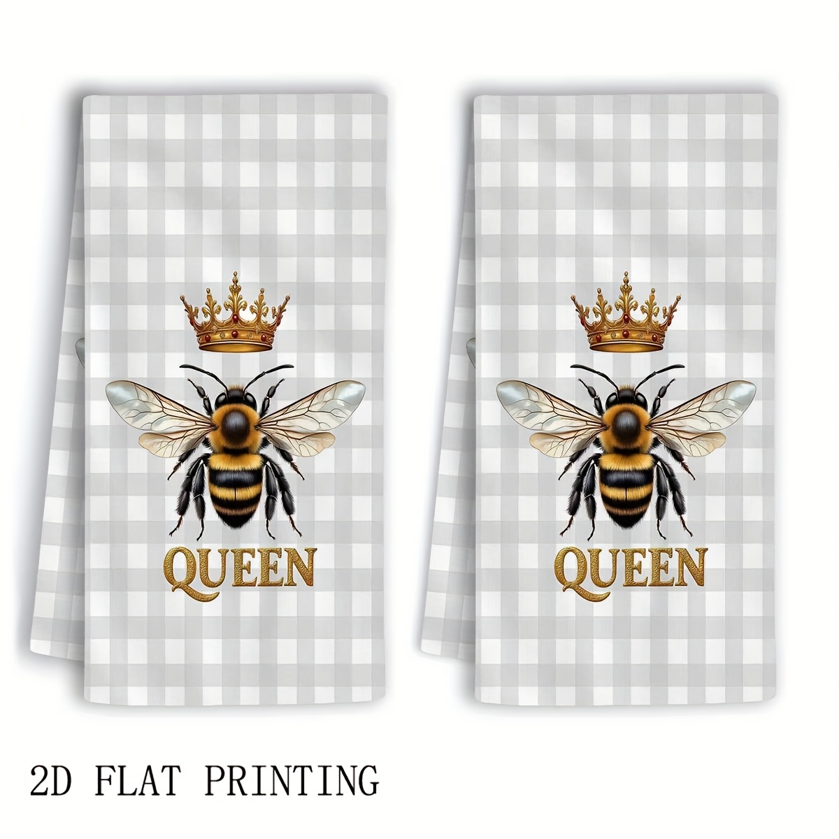 Home Cooking Queen - Lot de 2 serviettes de cuisine