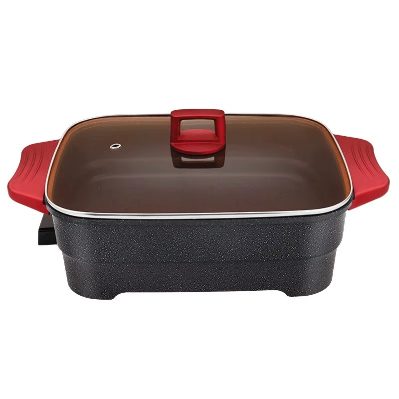 Home Cooking In - Casserole électrique multifonctionnelle pour usage domestique,