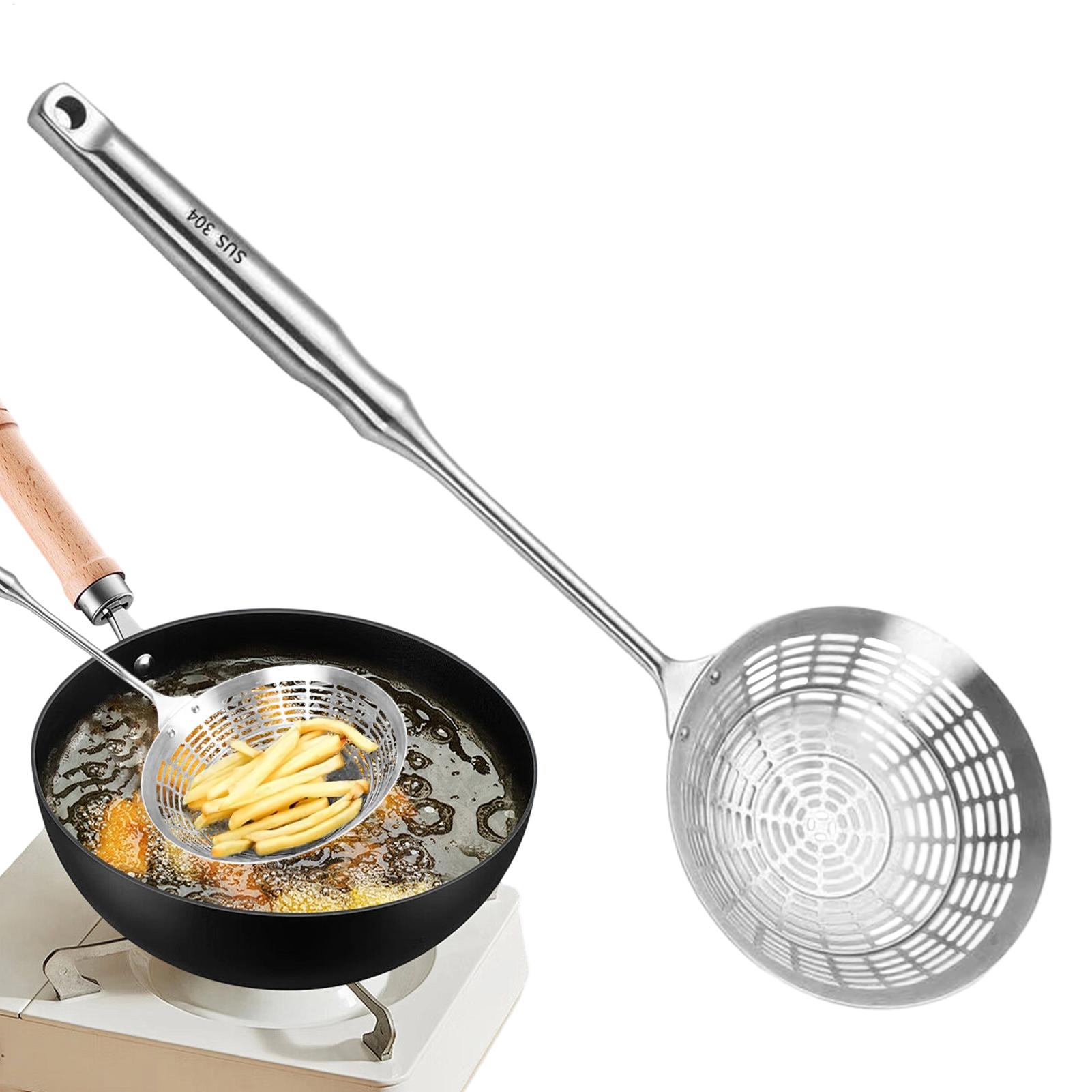 Home Cooking In French - Écumoire à long manche, grande et