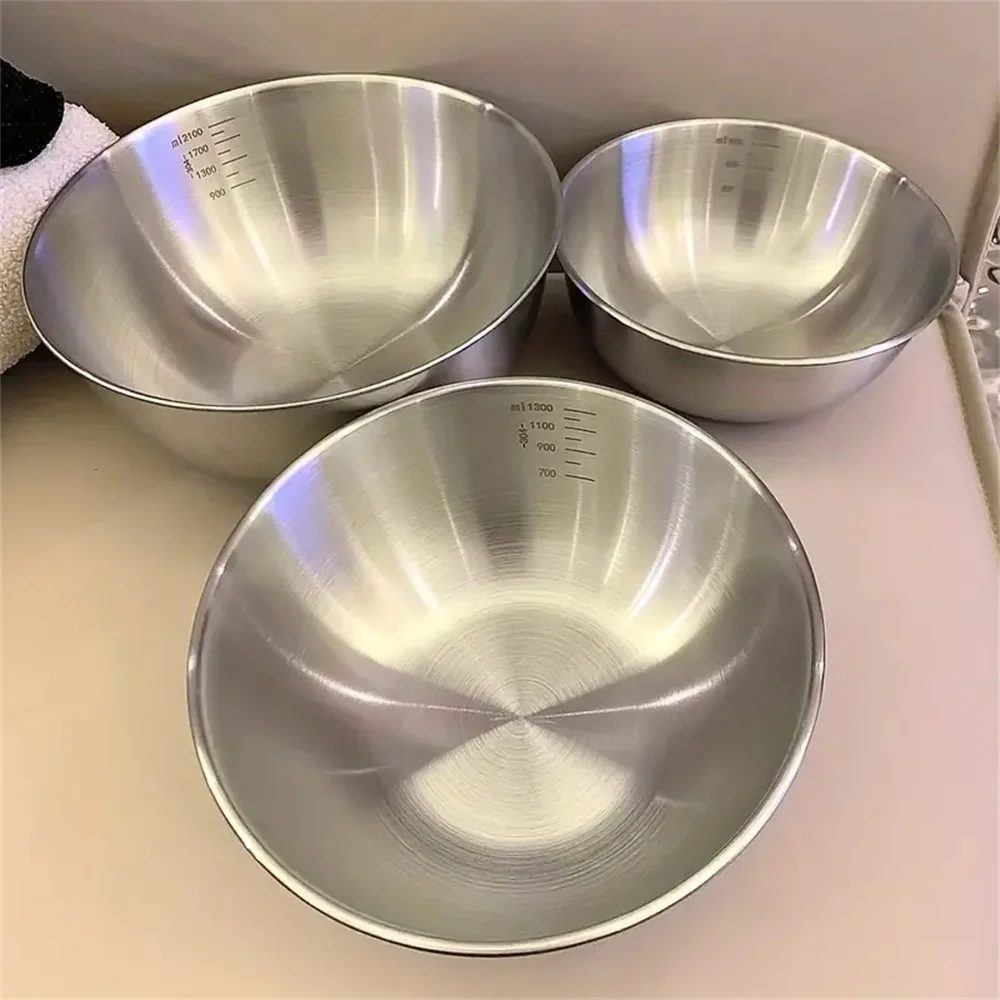 Home Cooking Set - Ensemble de 3 bols en acier