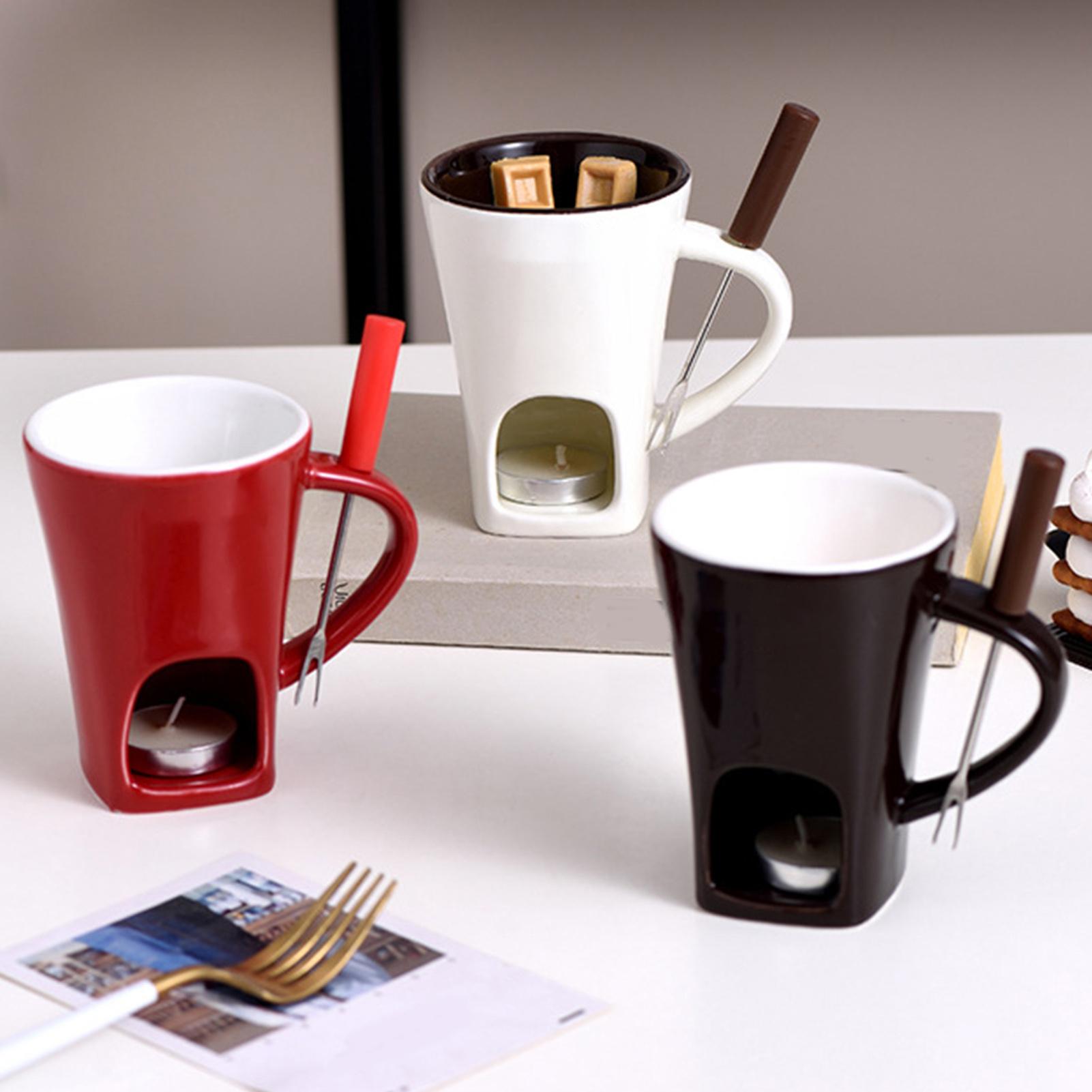 Fondue Pot Ceramic - Mini ensemble de tasses à Fondue