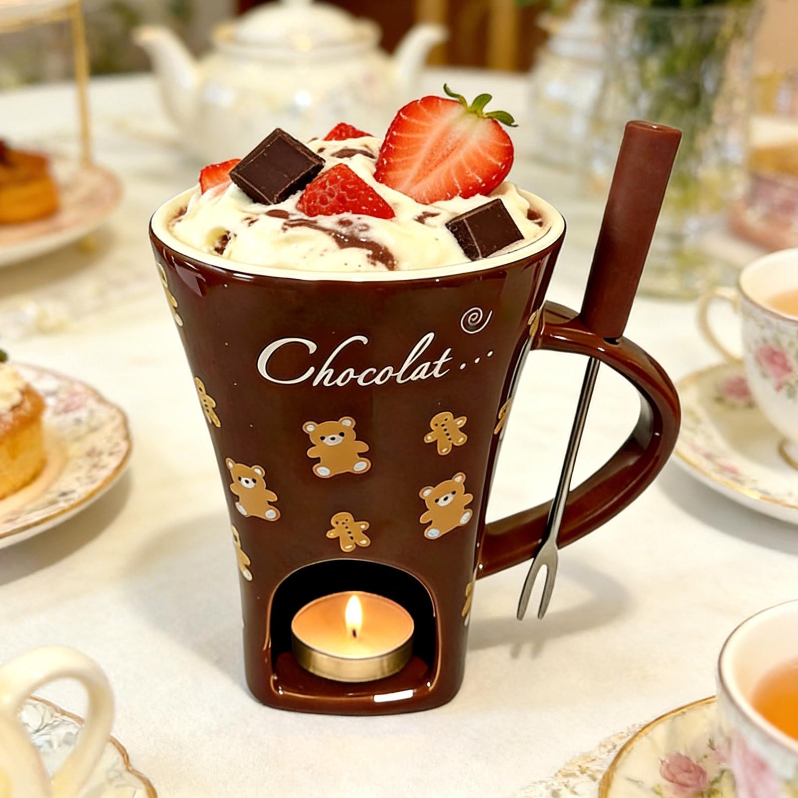 Tasse à chocolat fondant 130 m - Fondue Pot Ceramic avis et prix