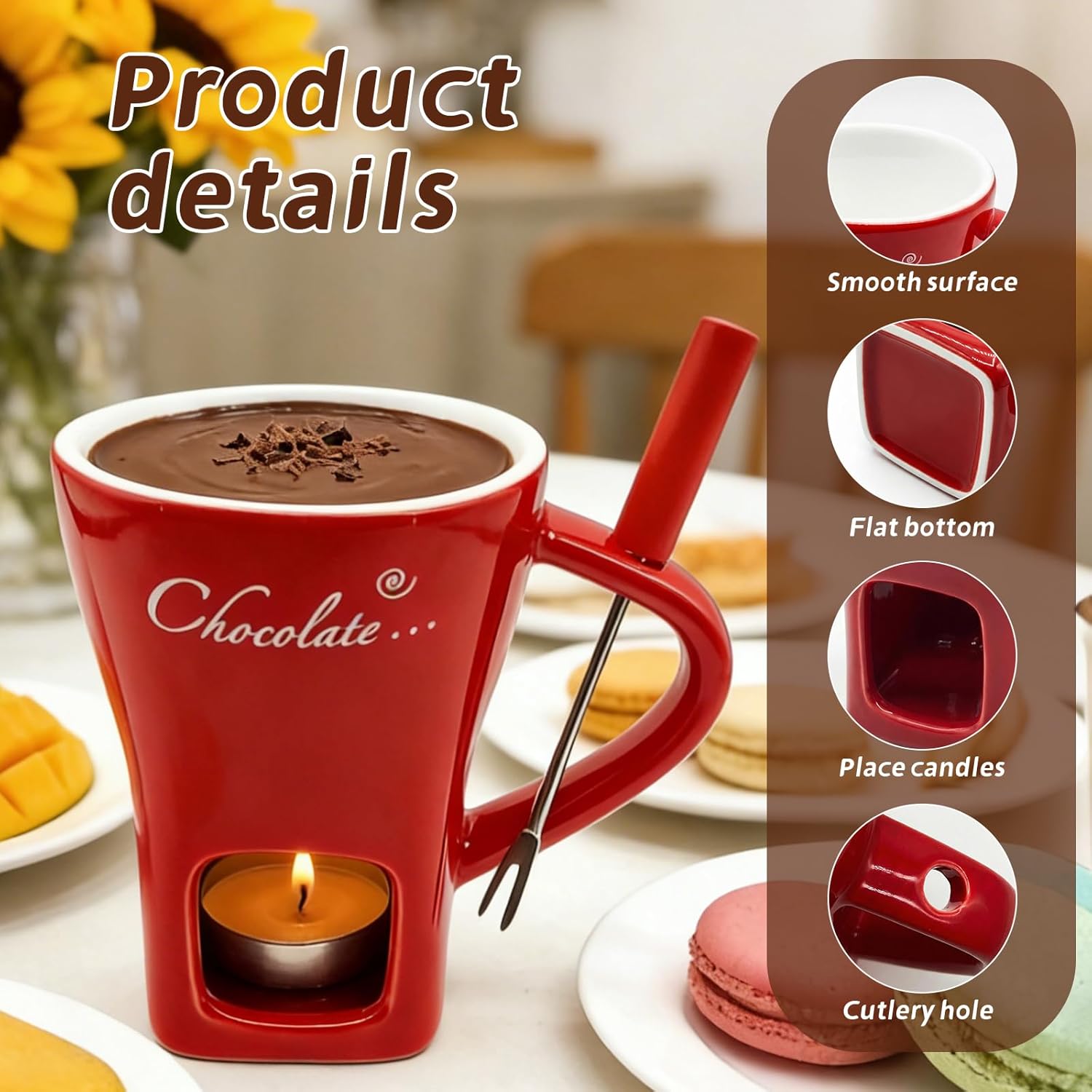 Mug à fondue en céramique pour - Fondue Pot Ceramic avis et prix