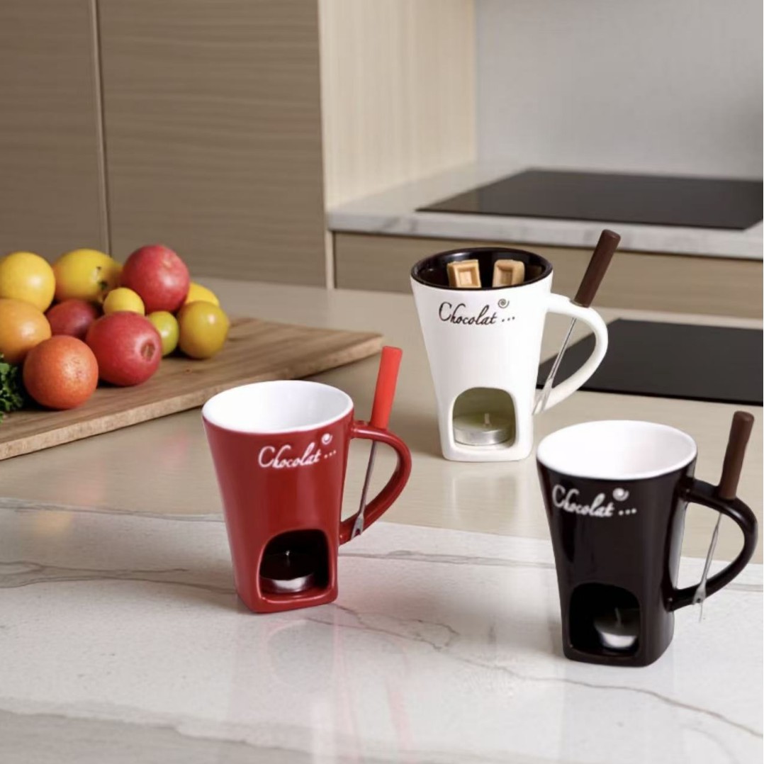 Mug à fondue au chocolat en cé - Fondue Pot Ceramic avis et prix