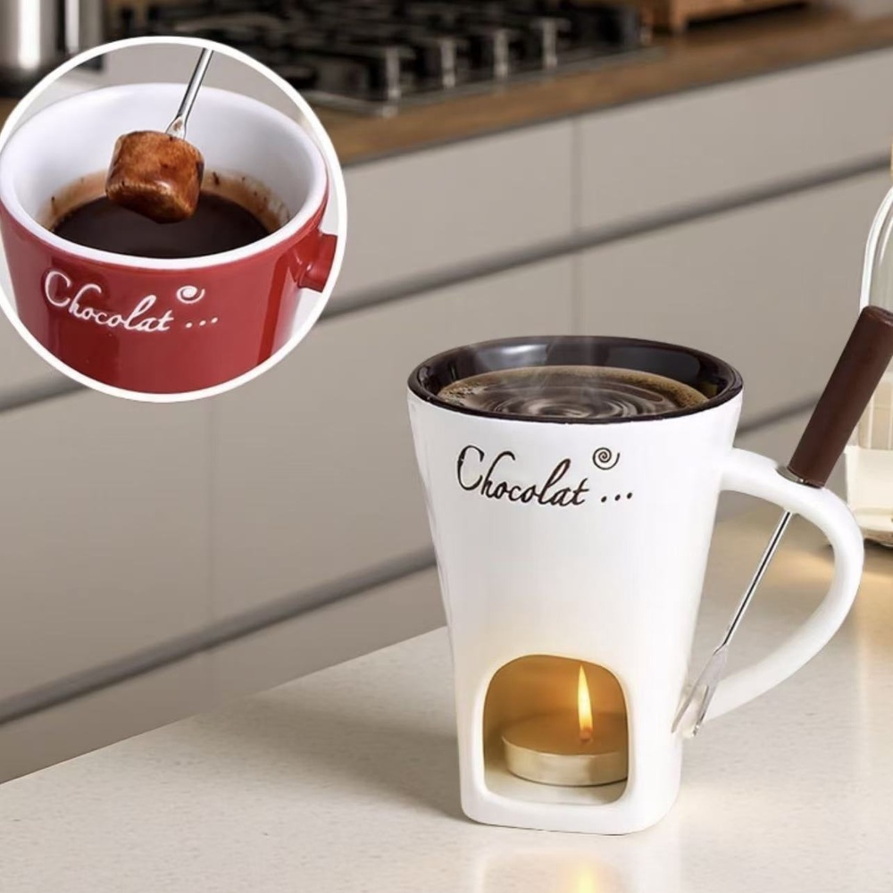 Mug à fondue au chocolat en cé - Fondue Pot Ceramic avis et prix