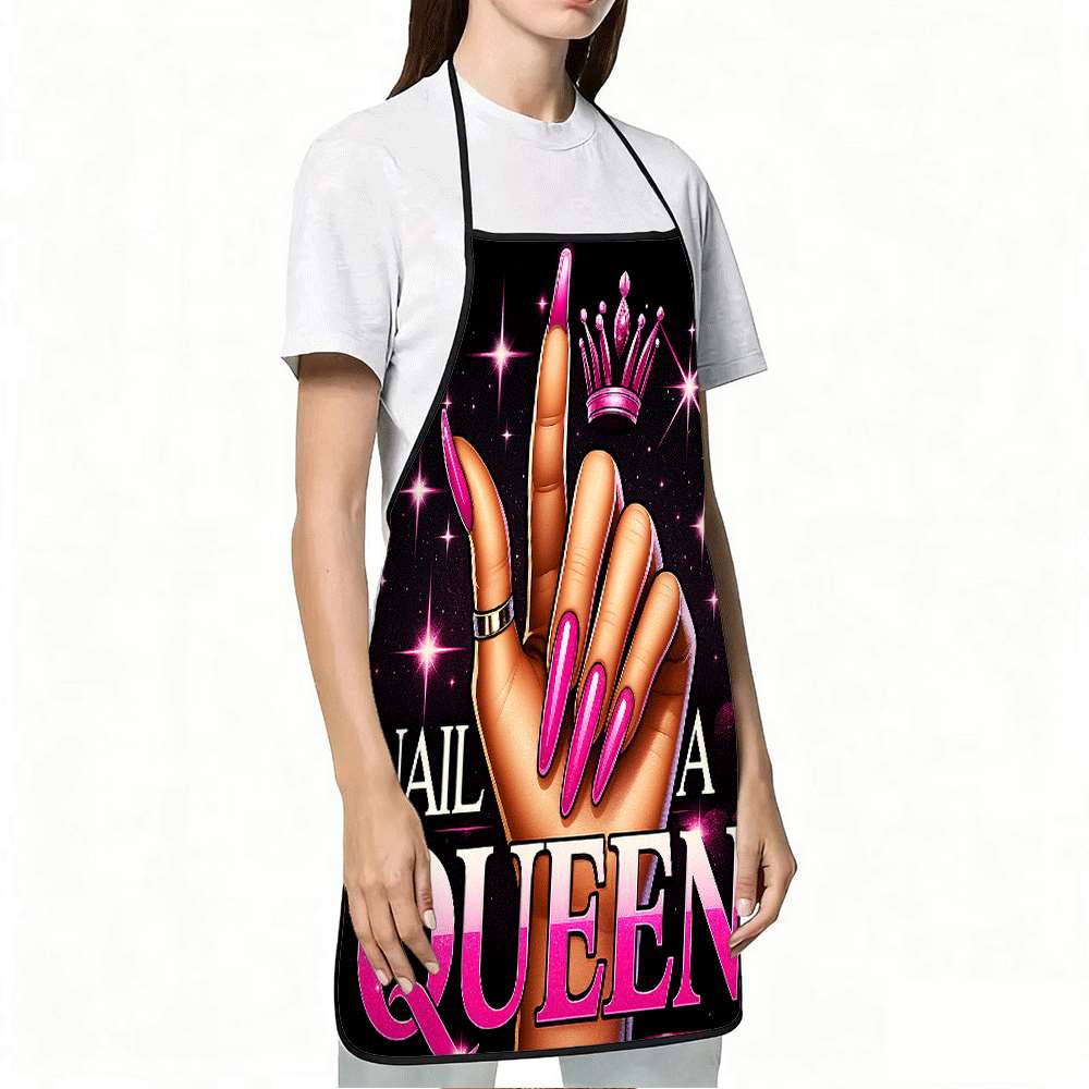 Tablier Queen Of The Cakes noi - Home Cooking Queen avis et prix