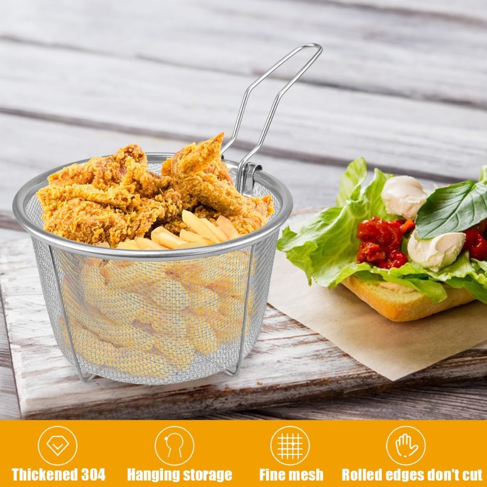 Panier à frire rond avec poign - Home Cooking In French avis et prix