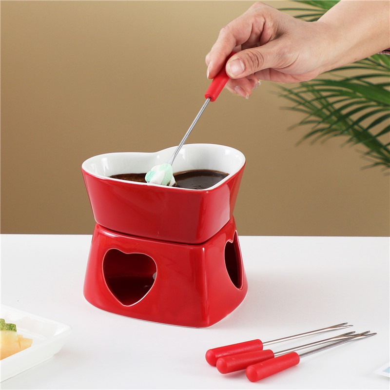 Ensemble de pots à fondue en c - Fondue Pot Ceramic avis et prix