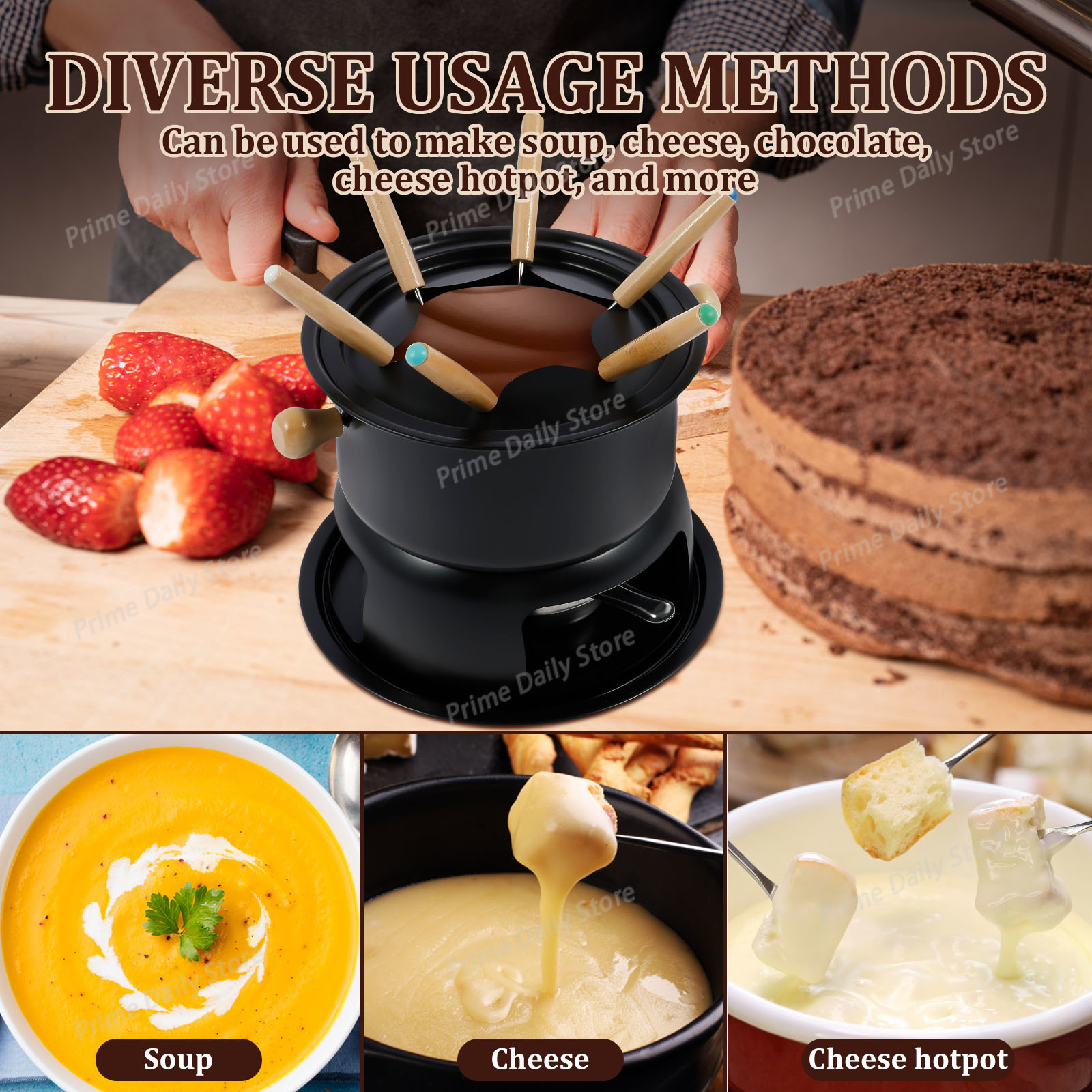 Pot à fondue au chocolat en cé - Fondue Pot Ceramic avis et prix