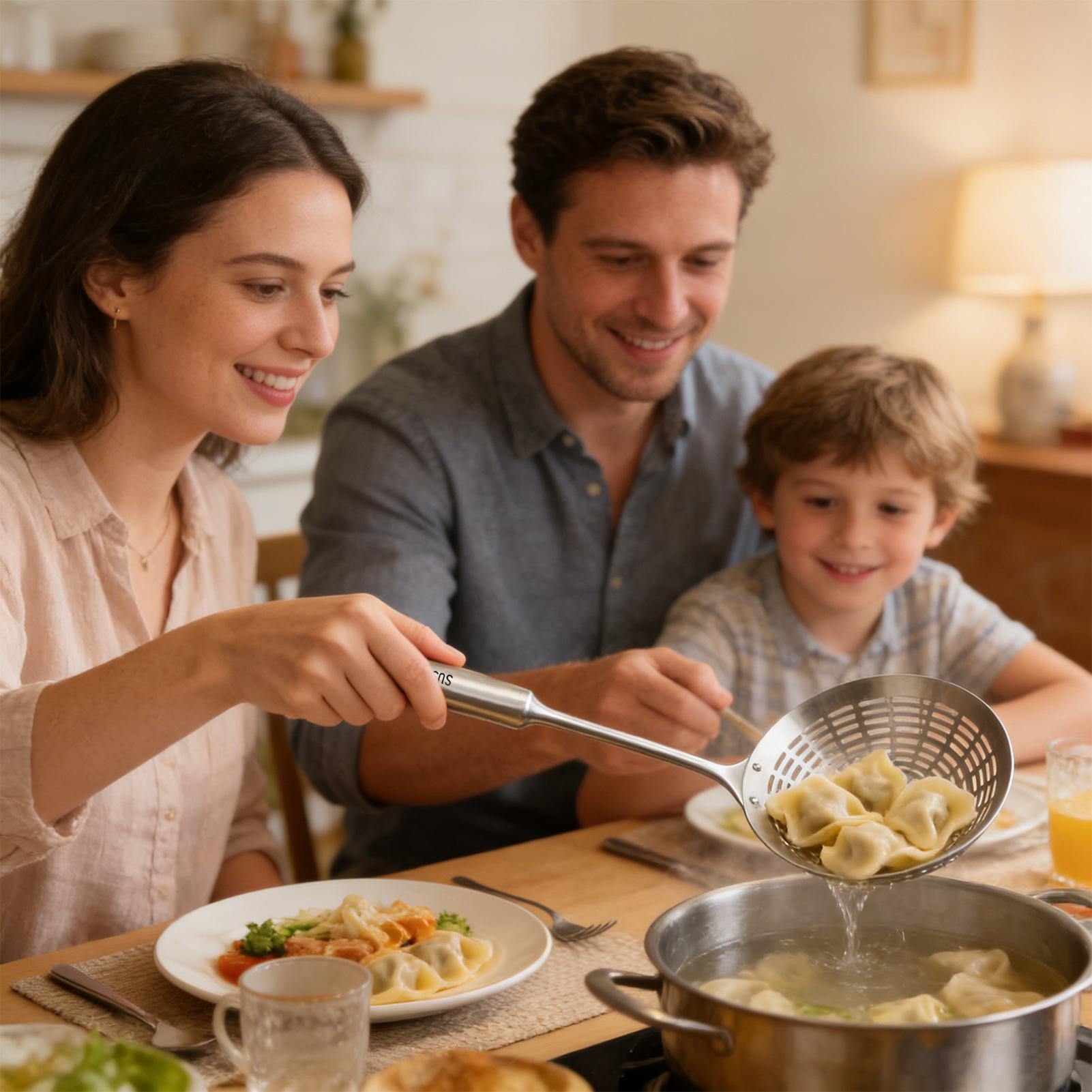 Écumoire à long manche, grande - Home Cooking In French avis et prix