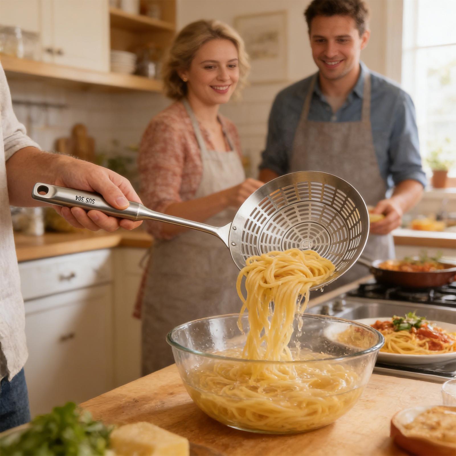 Écumoire à long manche, grande - Home Cooking In French avis et prix