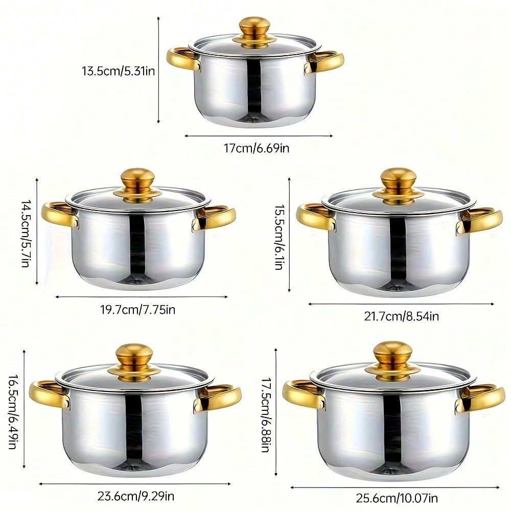 Ensemble de casseroles en acie - Home Cooking Set avis et prix