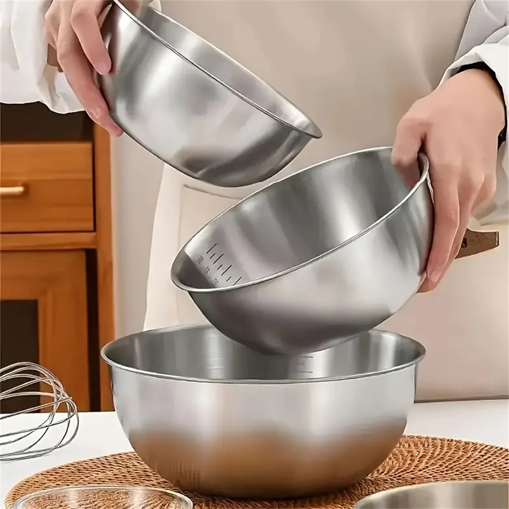 Ensemble de 3 bols en acier in - Home Cooking Set avis et prix