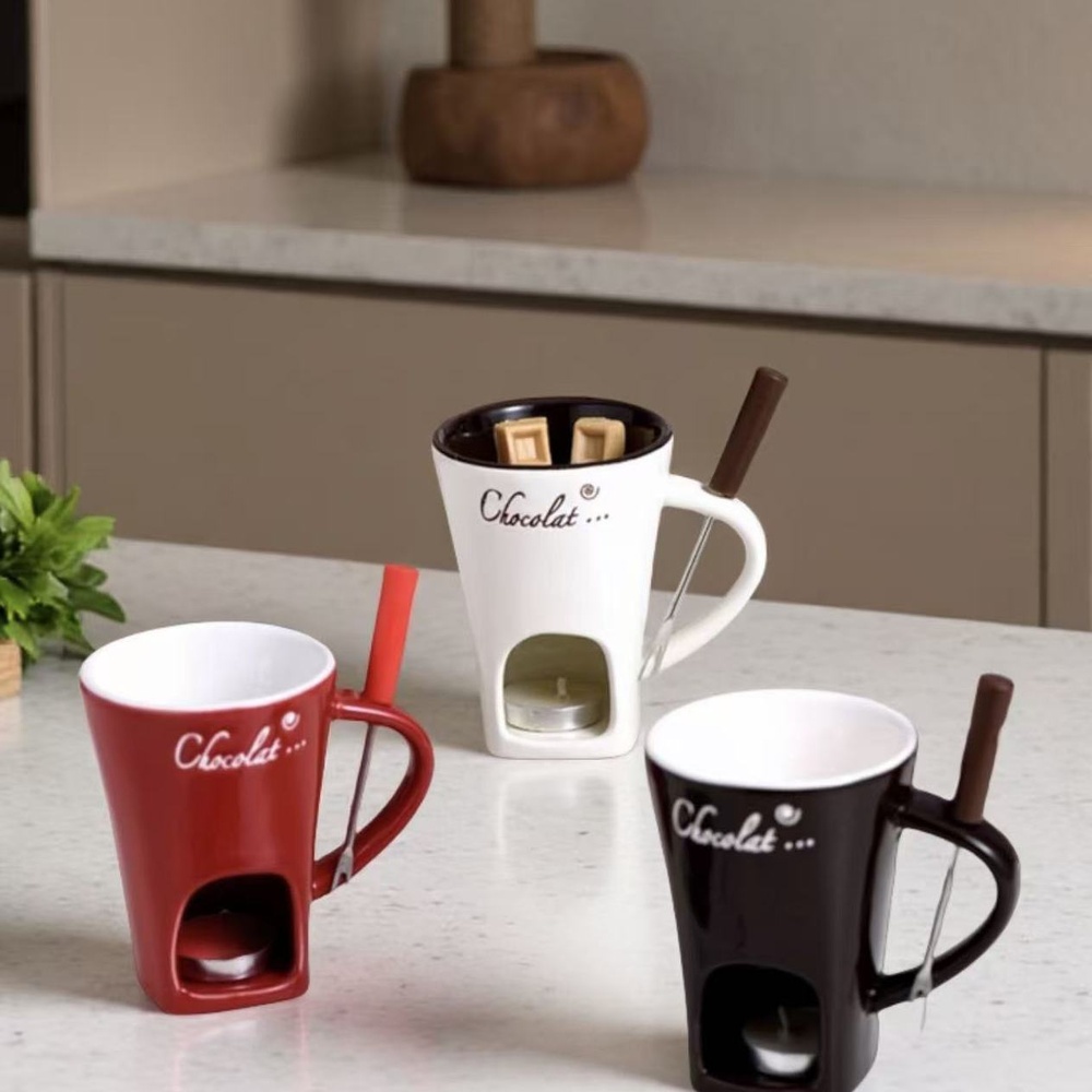 Mug à fondue au chocolat en cé - Fondue Pot Ceramic avis et prix