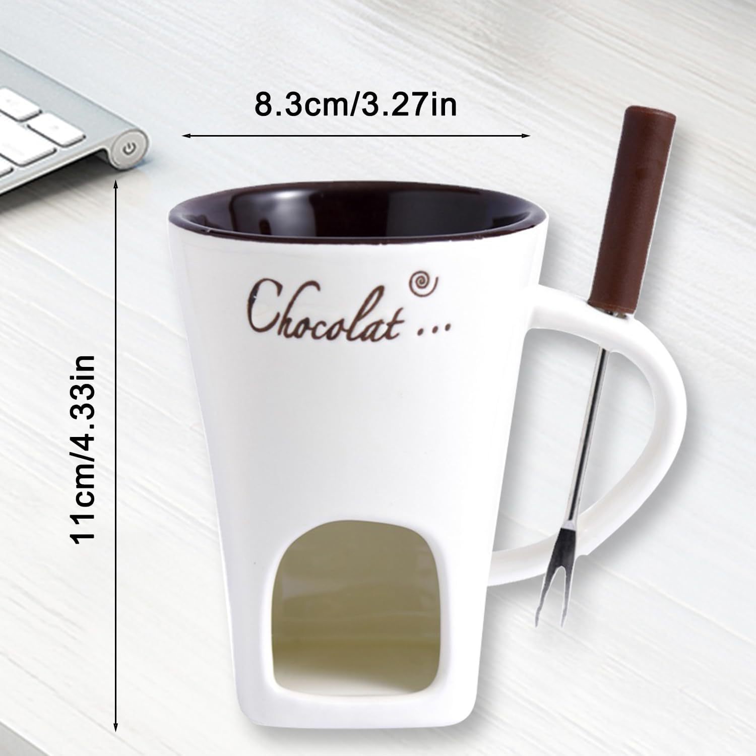 Mug à fondue au chocolat en cé - Fondue Pot Ceramic avis et prix
